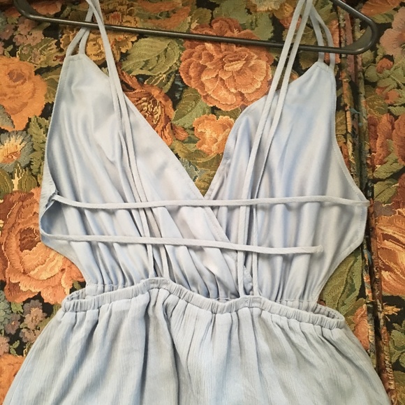 UO ecote strappy surplice fit and flare dress - Picture 5 of 7